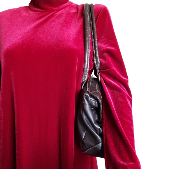 Vintage Beautiful Strang Design Dark Chocolate Women's Shoulder Bag. - Picture 2 of 16